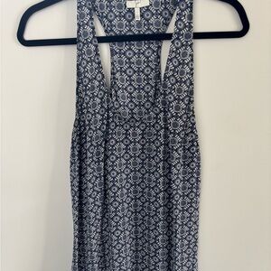 Joie 100% silk racerback tank.